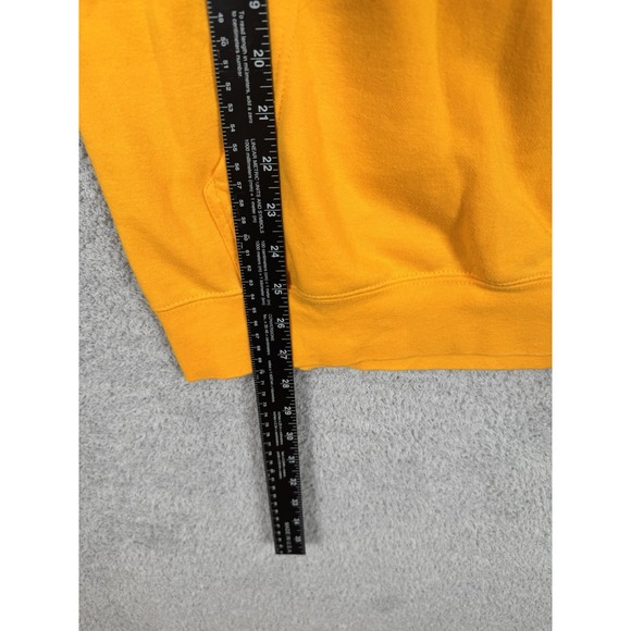 Oliver Tree Cowboy Tears Hoodie Mens Size M Yellow Pullover Sweatshirt Tour - Picture 7 of 8